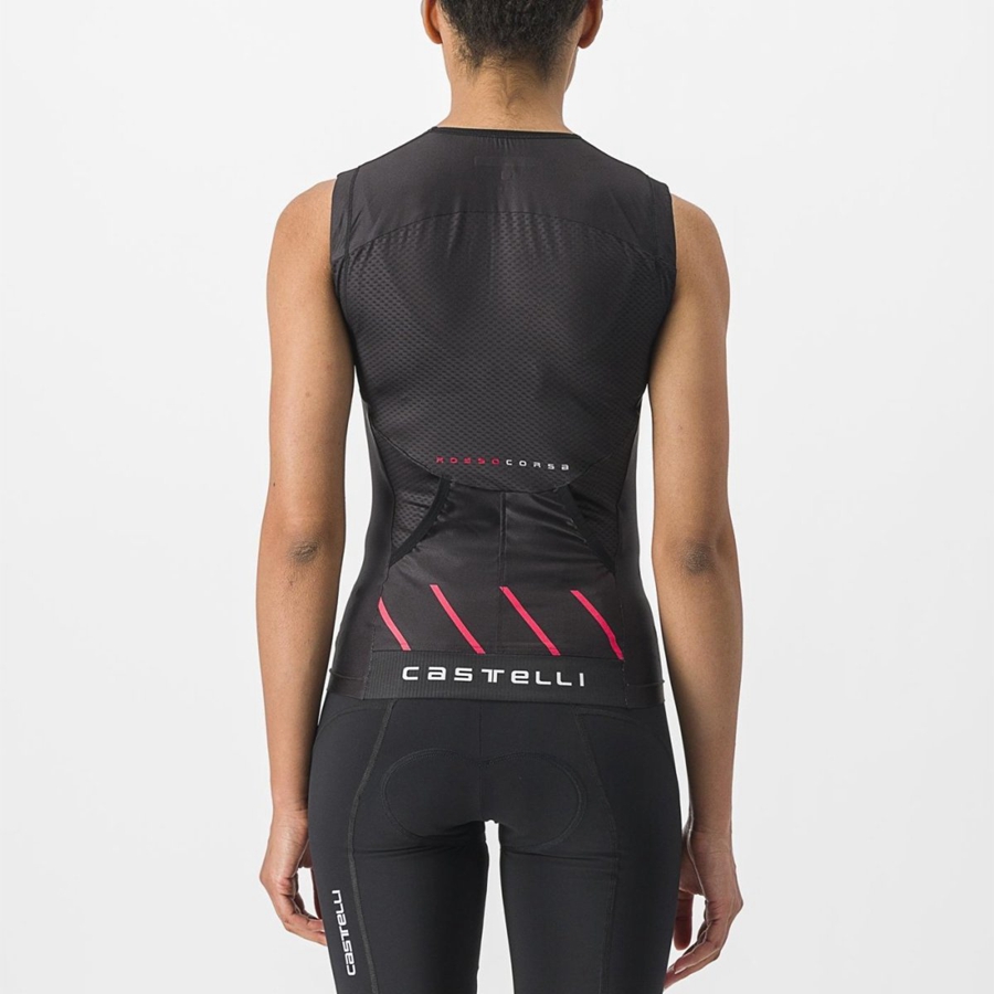 Trajes Castelli FREE 2 W TRI SINGLET Mujer Negras | 751-TOSFML