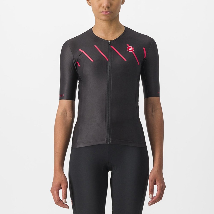 Trajes Castelli FREE SPEED 2 W RACE TOP Mujer Negras | 043-MSTQZJ